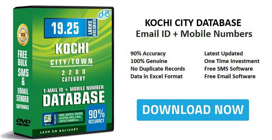 Kochi mobile number database free download