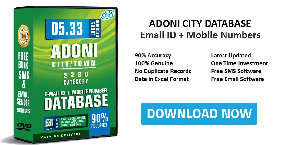 Adoni mobile number database free download