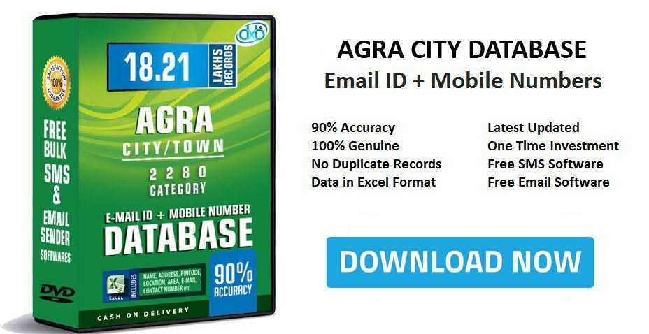 Agra mobile number database free download