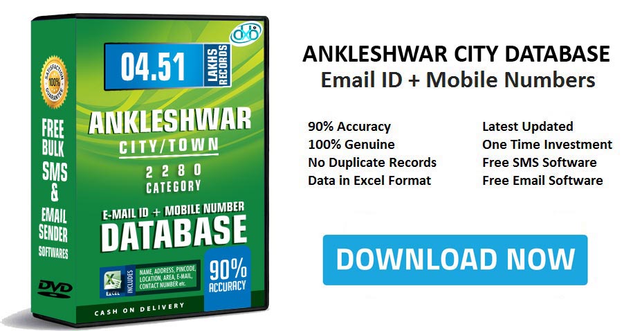 Ankleshwar mobile number database free download