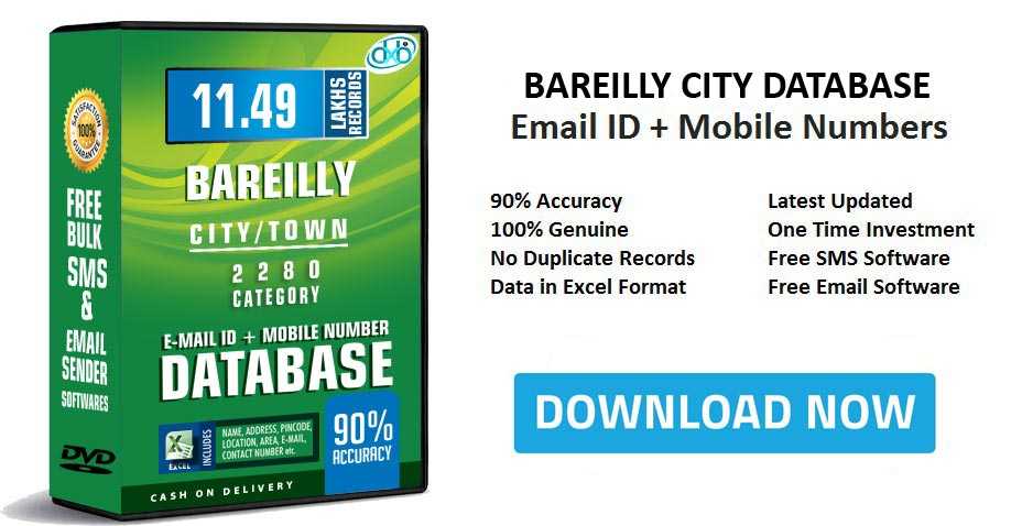 Bareilly mobile number database free download