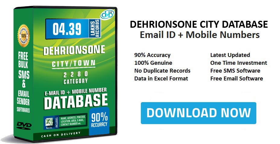 Dehrion Sone mobile number database free download
