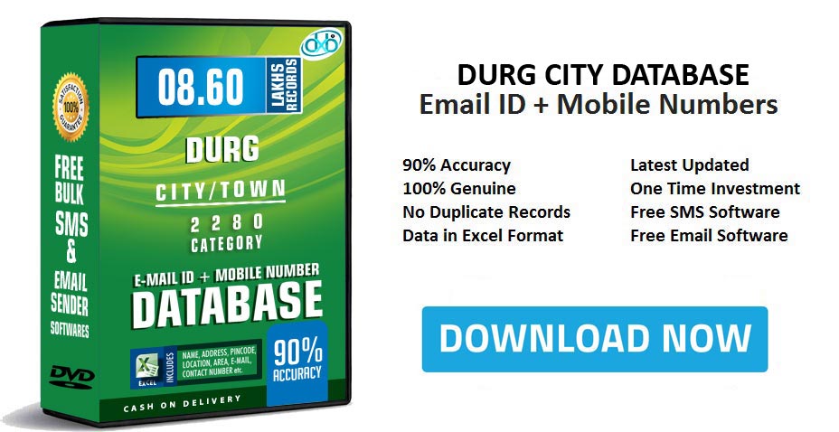 Durg mobile number database free download