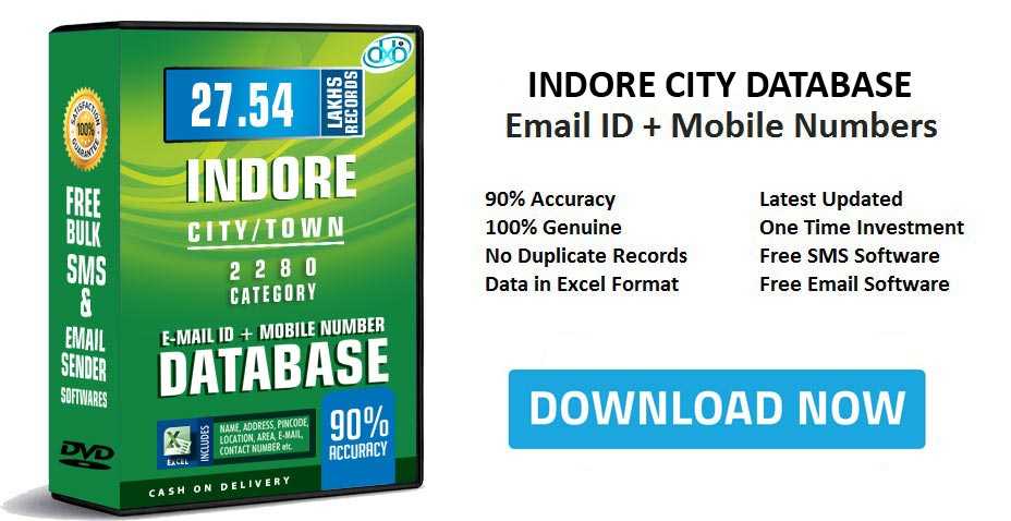 Indore mobile number database free download