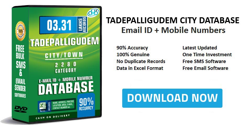 Tadepalligudem mobile number database free download