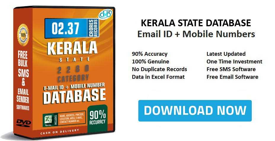 Kerala mobile number database free download